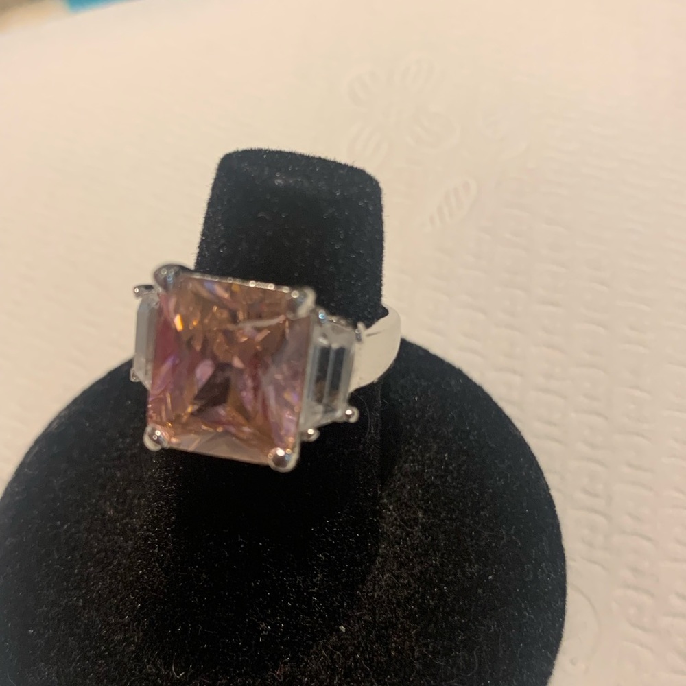 Sterling Silver Jeweled Ring